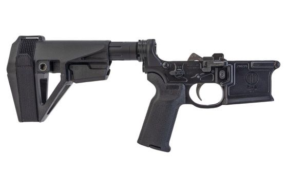 MK1 Mod 2-M AR-15 Complete Lower Receiver with Magpul MOE K2 pistol grip